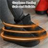 XZLZMYP D,40/42, Electric Foot Warmer Non-Slip Electric Heated Slippers Winter Soft Plush Heating Soft Heated Slippers Men Women Relieve Discomfort Heated Slippers for Keeping Warm in Winter view 2
