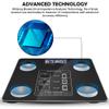 ATEK Smart Body Weight Scales, Digital Bluetooth Bathroom Scales for High Accuracy Body Composition Analyzer with Fitbit Mobile App, Step-on Technology, LCD Display Track (Weight/Body Fat/BMI) view 2