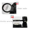 LHQYA Lens Center Locator, Glasses Center Locator, Adjustable Baffle/flexible Pressing/clear Scale/suction Cup Chuck Size: 32mm, Used In Optical Shops view 2