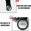 LHQYA Lens Center Locator, Glasses Center Locator, Adjustable Baffle/flexible Pressing/clear Scale/suction Cup Chuck Size: 32mm, Used In Optical Shops view 3