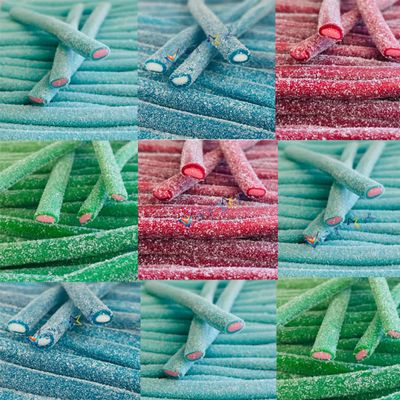 Kiing Reegal Fiizzy Blue Soda,Raspberry, Watermelon & Wild Berry Pencil Tub (100 Pencils, Random Mixed)