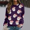 WILLBEST ugly christmas sweater for women christmas printing pocket snowflake print mens xmas shirt tops for women plus size sequin jumpsuit uk tight tops pjs view 2