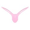 Mens Briefs Pink 1pc Sexy Mens G-Strings Men's Thong Underwear Plain Bulge Pouch Low Rise Bikini Thongs Underpants Knickers Men Sissy Lingerie Joke Secret Gift view 1