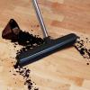 Broom, Pet Hair Removal Tool Carpet Rake Pet Hair Removal Broom Cleaner Brush with Long Handle Pet Hair Removal Rubber Broom (Black) view 4