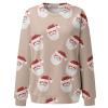 christmas sweatshirt matching xmas pjs for family comfy pajamas for women festival tunic blouse long line vest tops women uk ladies christmas jumper halloween shirt women's tops view 3