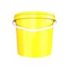 10 Buckets with Lid, 10 L, Yellow, Round, Plastic Bucket, Food-Safe, Airtight and Stable, Empty Bucket with Handle and Lid Suitable for Food, Chemistry, Washing Powder, Adhesives view 4