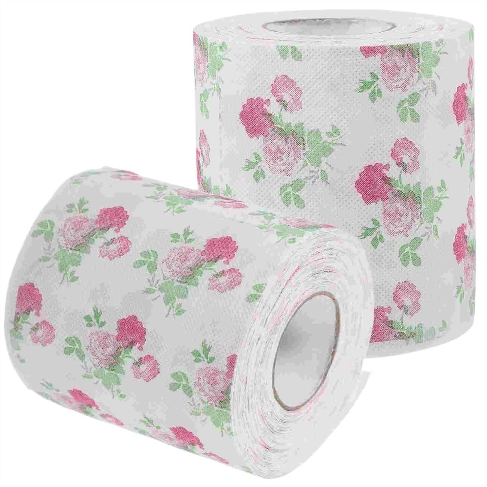 2 Colored Toilet Paper Tissue Towels Bulk Dinner Bathroom Supplies Accessory Soft Grace Kitchen