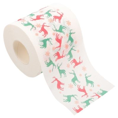 Deer Tissue Toilet Custom Printed Paper Towel Wood Pulp Lovely(1Roll)