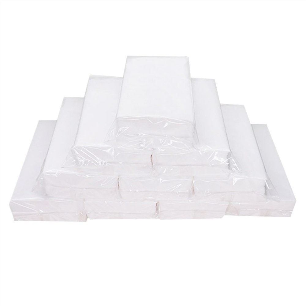 10 Packs Rectangular Tissue Disposable Paper Handkerchiefs Towel Toilet Bulk Extraction Dining Table Towels