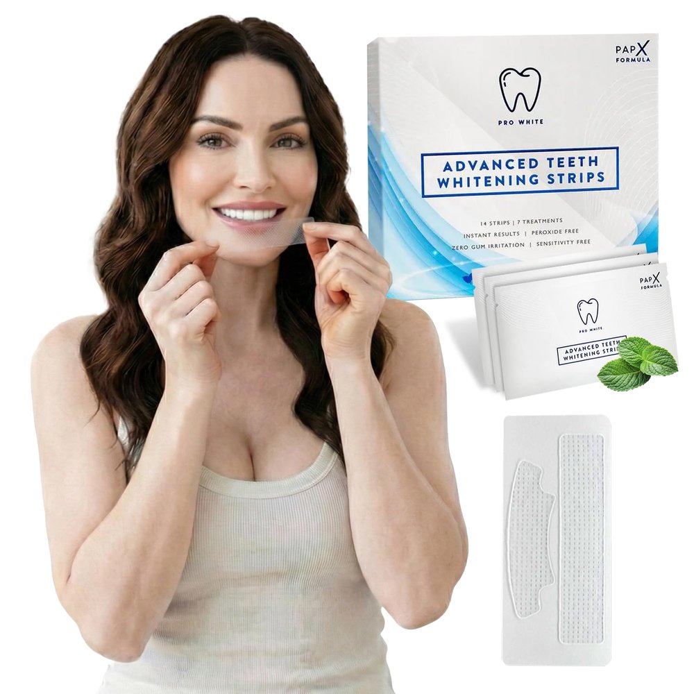 Pap-X Advanced Non-Slip Teeth Whitening Strips