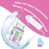 80 Smooth Organic Mix TAMPONS, and a Specially Formulated Tampon LUBE, Bulk Buy ~3 Months Supply, Free Trendy Blue Mini Bag. (LUBPON Tampon Kit, Mix: 35 Regular 25 Super 20 Super Plus, Mix, Blue) view 4
