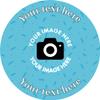 Cakeshop Round Personalised Fully Customisable Edible Cake Topper | Custom Image & Text | For Birthdays & Celebrations | Multiple Shapes & Sizes | Icing & Wafer Paper Options view 2