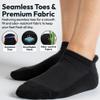 Viasox Diabetic Ankle Socks for Women & Men, Low Cut Non Binding, Seamless Neuropathy Socks, Butterfly, L view 4