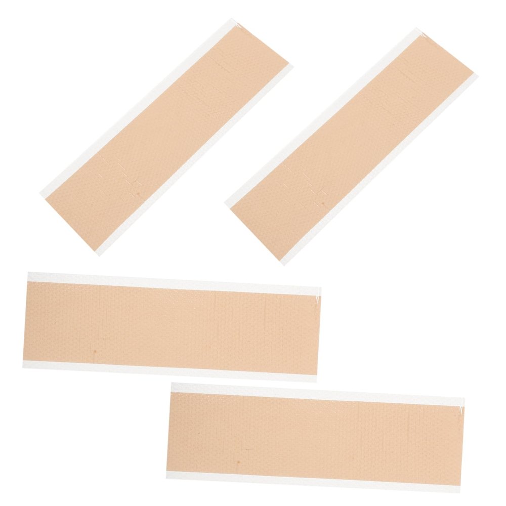 FRCOLOR 4pcs Silicone Scar Tape Scar Cover Patch Adhesive Wound Dressing Patch Supplies Skin Sticker