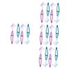 Beaupretty 16pcs Denture Brush Double Sided Toothbrush Multi-Layered Bristles Hard Denture Toothbrushes view 1