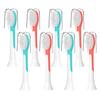 8 Pack Kids Toothbrush Heads with Covers, Replacement Brush Heads Compatible with Philips Sonicare Electric Toothbrush 6032/94 6321 6340 6042 6320 6330, Standard Brush Heads for Child over 7 Years Old view 1