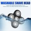5 Head Shaver Replacement Heads, 5D Floating Shavers for Bald Men, Washable Electric Razors Replacement Heads Universal Back-Up Rotary Beard Cutter Accessories for Head and Face view 4