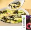 Instant fresh vegetable soup, freeze dried vegetable soup, corn soup, seaweed spinach soup, meal replacement breakfast, nutritious wild vegetable soup, side dishes (Seaweed soup,10 packs)