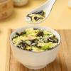 Instant fresh vegetable soup, freeze dried vegetable soup, corn soup, seaweed spinach soup, meal replacement breakfast, nutritious wild vegetable soup, side dishes (Seaweed soup,10 packs) view 2