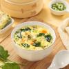 Instant fresh vegetable soup, freeze dried vegetable soup, corn soup, seaweed spinach soup, meal replacement breakfast, nutritious wild vegetable soup, side dishes (Spinach soup,30 packs) view 2
