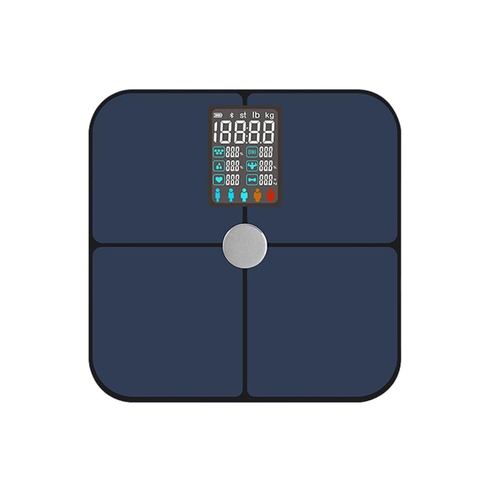 Yurhuit Smart ITO Heart Rate Scale Display Digital Smart Scale for Full Body Weight Fat Tracking for Bathroom Women Men