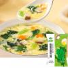 Instant fresh vegetable soup, freeze dried vegetable soup, corn soup, seaweed spinach soup, meal replacement breakfast, nutritious wild vegetable soup, side dishes (Spinach soup,10 packs) view 1