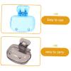 Beaupretty 4pcs Clip-on Toothbrush Protective Cap PET Material Portable Toothbrush Head Cover Versatile Travel Accessory for Electric and Manual Brushes view 3