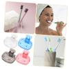Beaupretty 4pcs Clip-on Toothbrush Protective Cap PET Material Portable Toothbrush Head Cover Versatile Travel Accessory for Electric and Manual Brushes view 4
