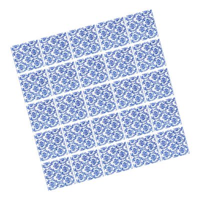 Beaupretty 100sheets Blue Napkins Tea Party Decorations Decorative Paper Napkins for Decoupage Luxury Printing Holiday Supply