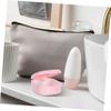 Beaupretty Retainer Case Denture Storage Box in Sakura Pink, Slim Portable Orthodontic Retainer Container with Lid for Travel and Daily Use view 3