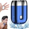 2024 New Upgrade Pocket Shaver USB Mini Shavers for Men Double Head Shaver Rechargeable Waterproof Shavers Electric Mini Portable Shaver for Home Car Travel