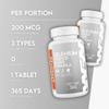 WFN Approved Selenium Complex - 200mcg - 365 Tablets (1-Year Supply) - with Sodium Selenite, Selenomethionine & Selenium Yeast - Vegan Supplement - Produced & Tested in Germany view 3