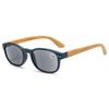 ABETOS Reading Sunglasses UV400 Protection Outdoor Sun Readers for Men Women Wood Full Lens Tinted Blue Light Reading Eyeglasses 1.0+ 1.5+ 2.0+ 2.5+ 3.0+, Blue+2.5 view 1