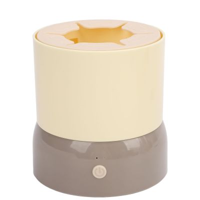 Pssopp Portable Electric Milk Mixer Baby Milk Bottle Shaker Lightweight Portable Bidirectional Rotation Smart Electric Baby Bottle Shaker,Baby Bottle Shaker Low Noise for Baby (Khaki)