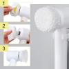 DriKou Electric Spin Scrubber, Professional Cordless USB Rechargeable Automatic Handheld Spin Scrubber with 3 Replaceable Brush Heads for Cleaning Shower Grout Tub Stove view 4