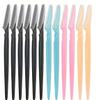 12 pieces Face Razor Dermaplaning facial Blades for Face Eyebrow Razor Facial Hair Remover Face Razors, Exfoliating Dermaplaning Tool Blades Shaver Trimmer Shaper for Women view 1