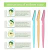 12 pieces Face Razor Dermaplaning facial Blades for Face Eyebrow Razor Facial Hair Remover Face Razors, Exfoliating Dermaplaning Tool Blades Shaver Trimmer Shaper for Women view 3