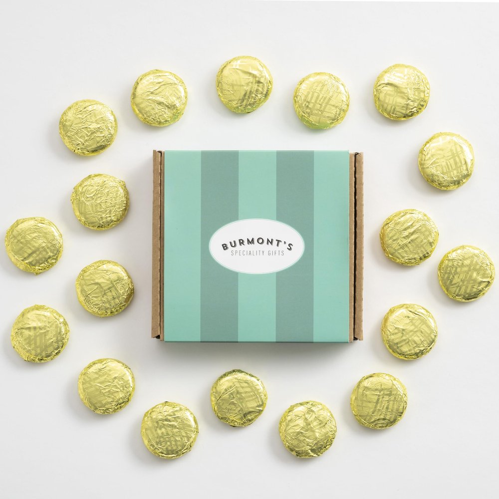 Vegan & Dairy Free Chocolate Creams - 18 Ginger Fondant Dark Chocolates  Exclusive To Burmonts