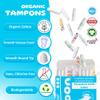 80 Smooth Organic Mix TAMPONS, and a Specially Formulated Tampon LUBE, Bulk Buy ~3 Months Supply, Free BlueCanvas Mini Bag (LUBPON Tampon Kit Mix: 35 Regular 25 Super 20 Super Plus, Mix, BlueCanvas) view 4