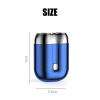 2024 New Upgrade Pocket Shaver USB Mini Shavers for Men, Rechargeable Waterproof Compact Electric Shaver, USB Rechargeable Mini Portable Electric Razor, Double Head Razor (Silver) view 2