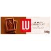 Biscuit Bundle with LU Le Petit Chocolat Buttery Topped with Milk Chocolate Biscuits 100g - 10 Pack | Crunchy Biscuits Topped with Milk Chocolate, Sustainable Wheat. view 4