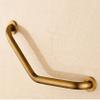 18in Wall Mounted Grab Bar Copper Handrails for Bathtubs & Showers 135 Angled Hand Support Rail for Bathroom Safety Ideal for Elderly Pregnant Women and Handicapped Individuals (Antique) view 1