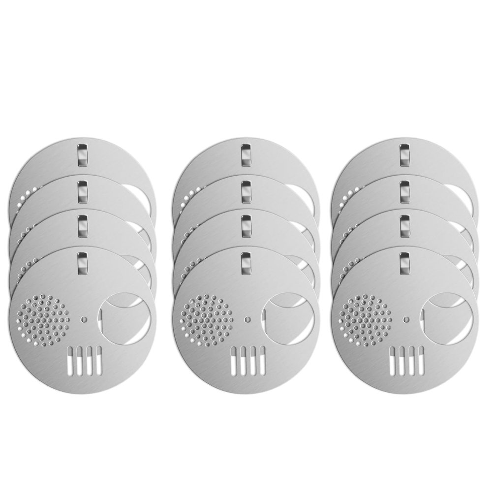 12 Pack Rotating Ventilation Disc Bees Nest Doors Stainless Steel Entrance Gate Nest Entrances For Fall/Winter Use