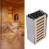 3.6KW Stainless Steel Sauna Heater,Dry Steam Bath Sauna Heater Stove with Internal Controller,Electric Sauna Stove for Home Hotel Sauna Room Spa Shower Bath view 3