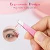 Eyebrow Tweezers, Slant, Point, Straight, & Point/Slant Tweezers for Facial Hair Women Tweezer Set with 4 Piece Combination Tweezer Set for Ingrown Hair Tweezers view 4