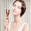 Acunny Sandalwood Comb for Women, Sandalwood Comb, Deer Antler Comb Made of Sandalwood, Nose Scraper Made of Wood with Deer Antlers, Fashionable Sandalwood Comb with Deer Antlers and Wide Teeth view 2