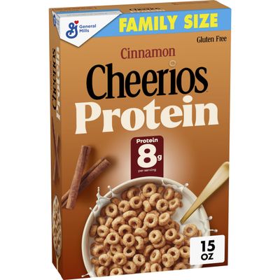 Cheerios Protein Cereals, Cinnamon, 8 g Protein, Family Size, 425 ml