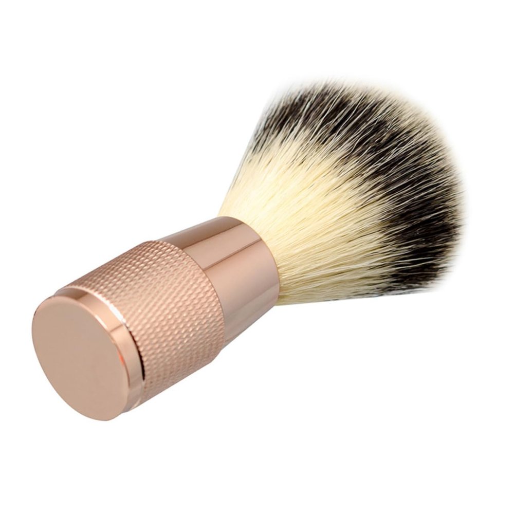 SOESFOUFU Small Shaving Beard Brush Soft Bristles for Men Made of Nylon Material for Travel As Portable Beard Brush for Creating Foam for Shaving