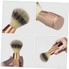 SOESFOUFU Small Shaving Beard Brush Soft Bristles for Men Made of Nylon Material for Travel As Portable Beard Brush for Creating Foam for Shaving view 4