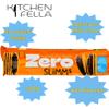 Gullon Zero Chocolate Biscuits Milk Choc Oaties Slimms 3 x 150g + Kitchen Fella Movie Treats Postcard  High Fibre, No Palm Oil, Vegetarian, Chocolate Gift view 3